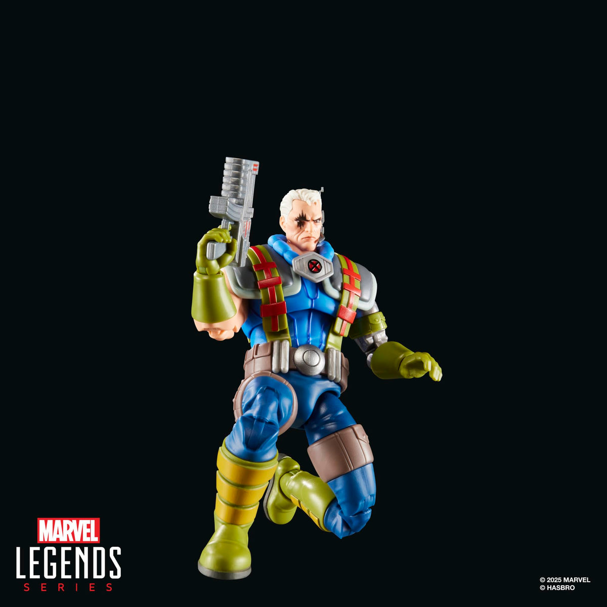 Marvel Cable figure with over 20 articulation points for action poses
