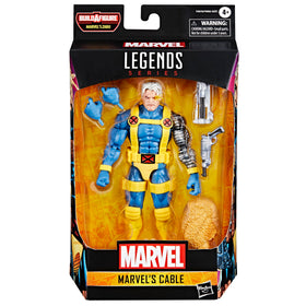 Marvel Cable blaster accessory shown with the figure for authentic look