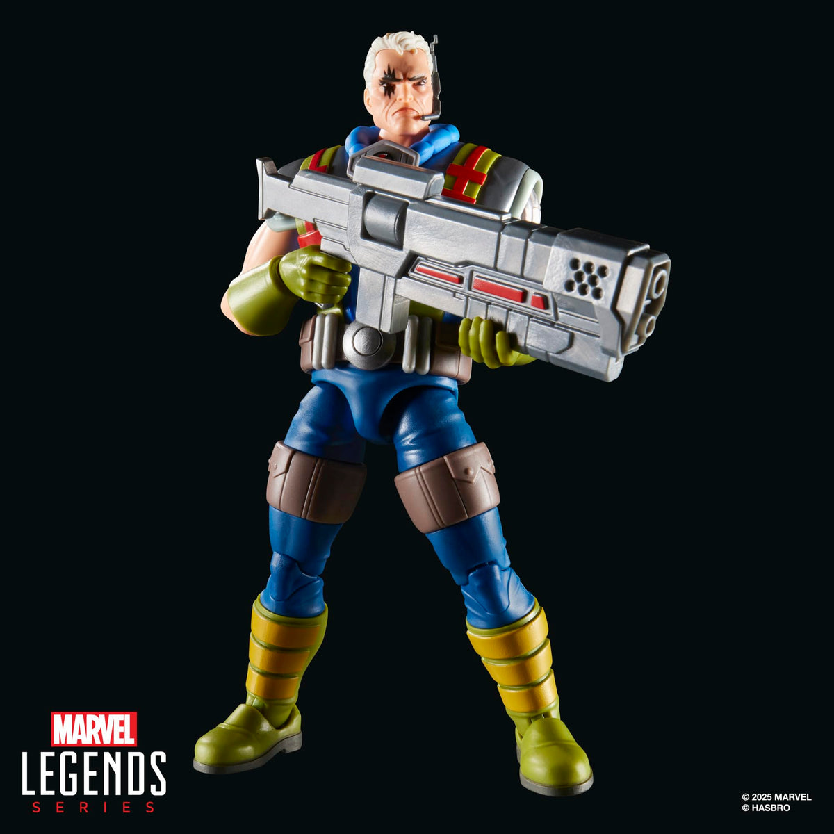 Marvel Cable time-traveler design concept on collectible figure