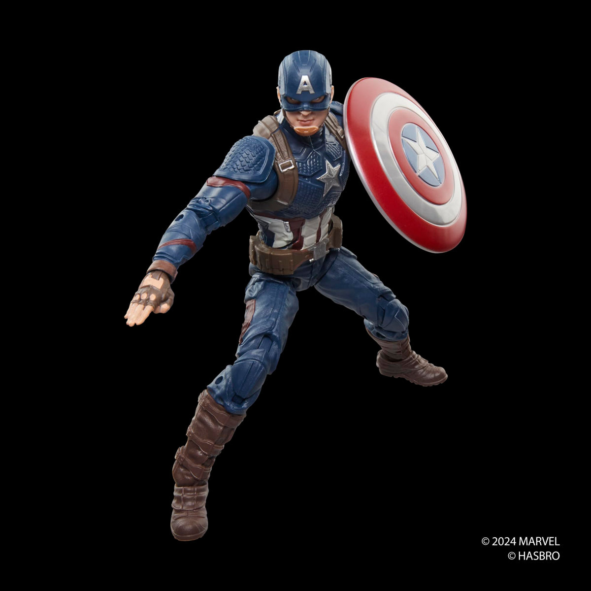Marvel Captain America Endgame display pose on a shelf.