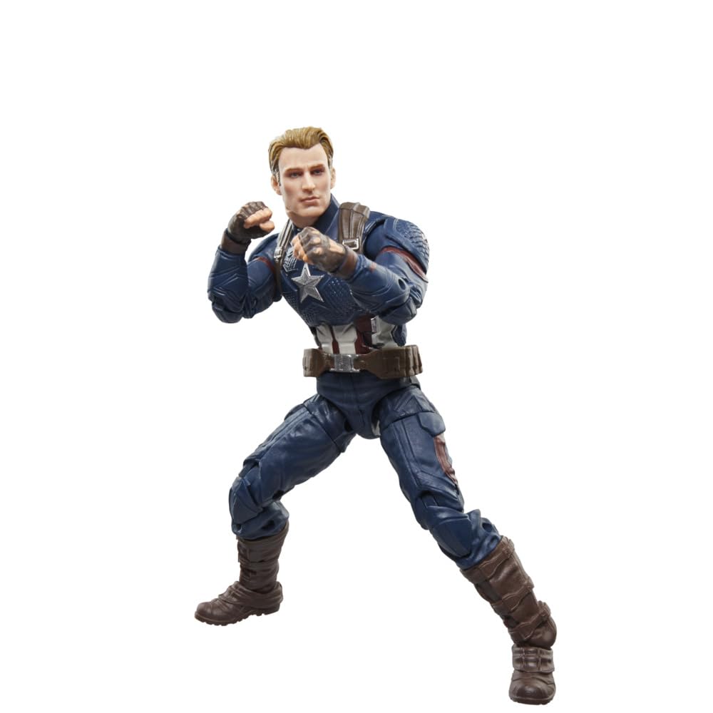 Marvel Captain America Endgame portrait head for customization.