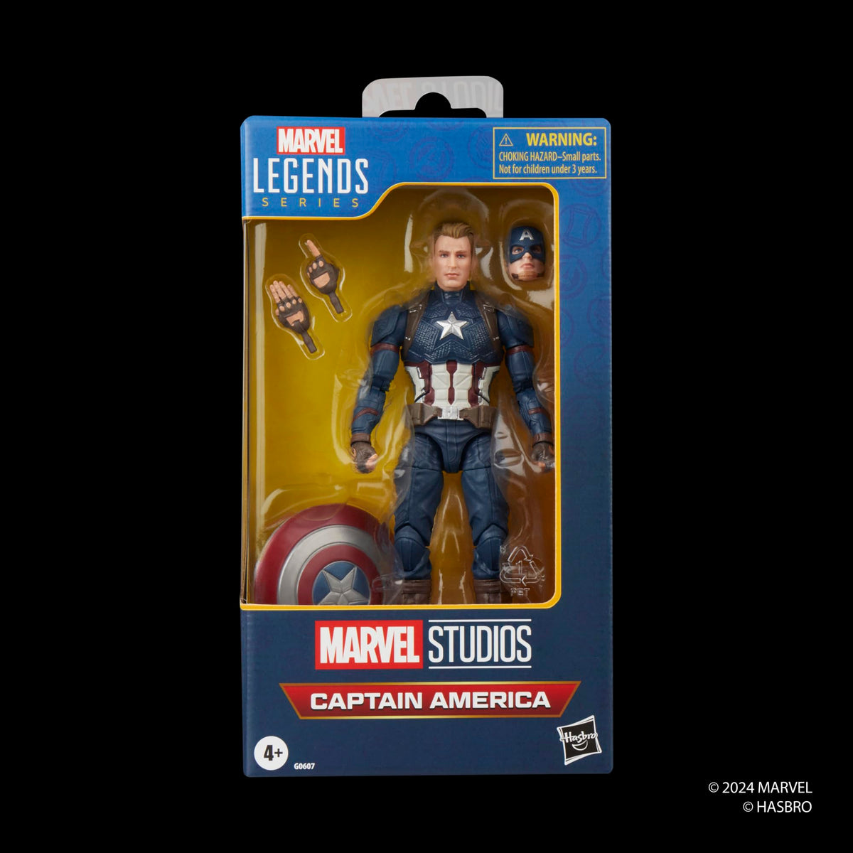 Marvel Captain America Endgame shield included for authentic display.
