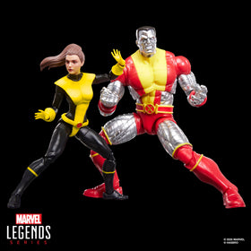 Marvel Colossus poseable figure shows dynamic arms and legs.