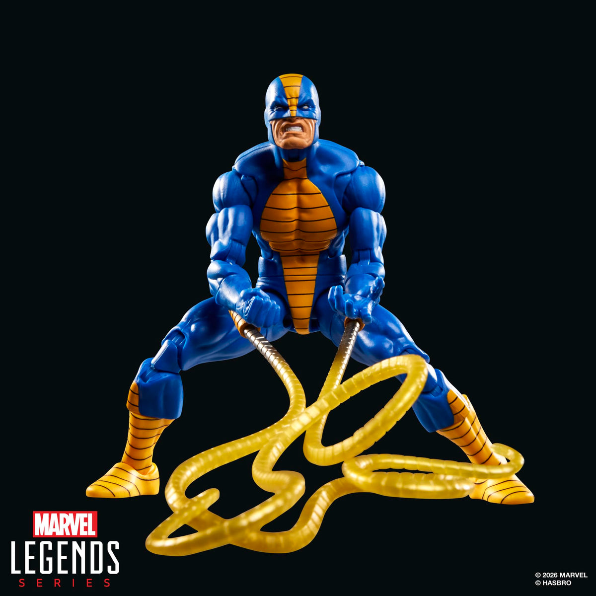 Marvel Legends Constrictor figure ready for action-packed display scenes.