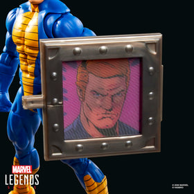 Marvel Constrictor lenticular shield close-up highlighting retro shield effect.