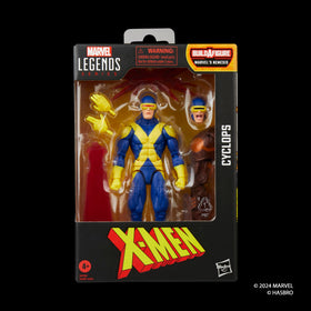 Marvel Cyclops figure back view shows iconic suit details for collectors