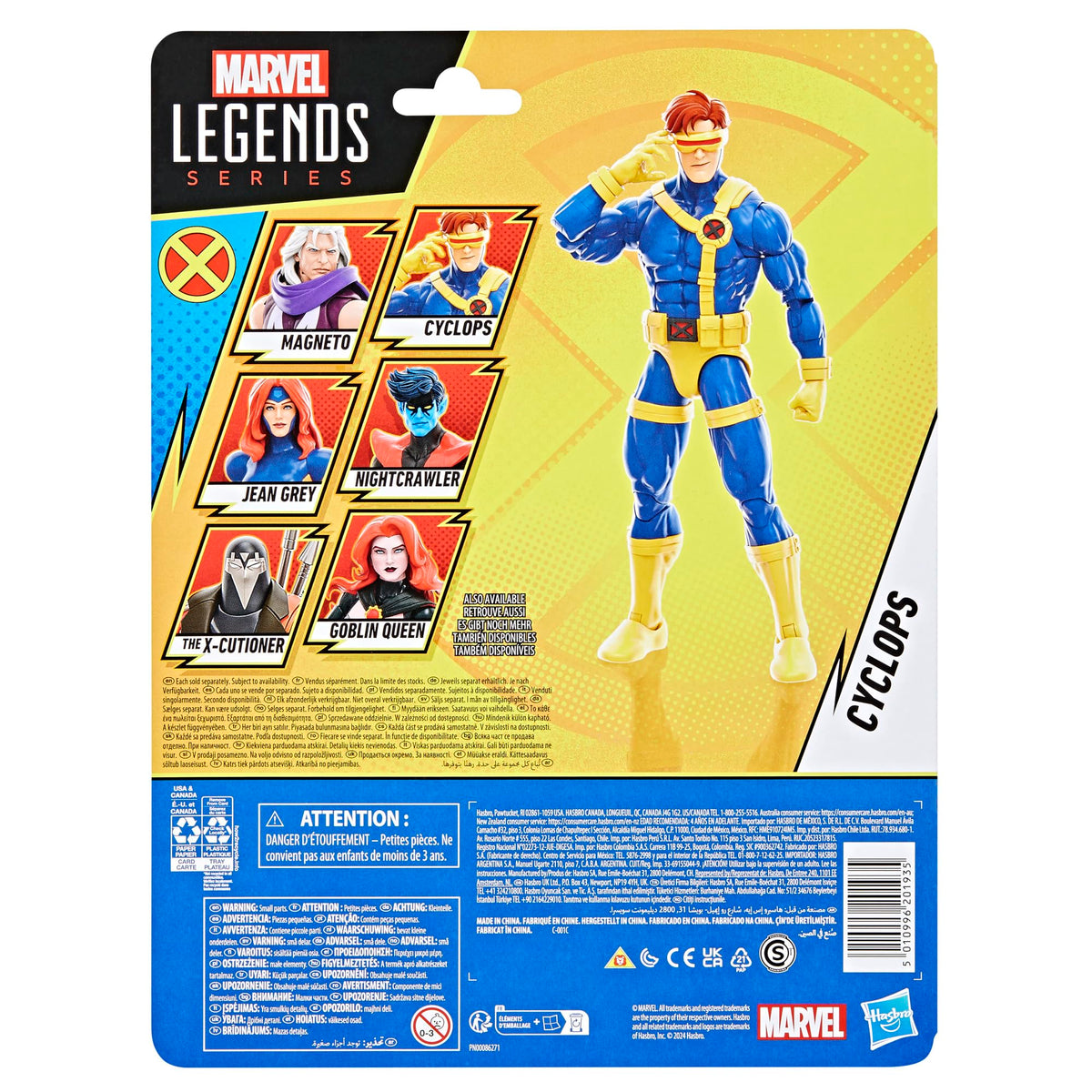 Marvel Cyclops optic blast accessory and alternate hands for action poses