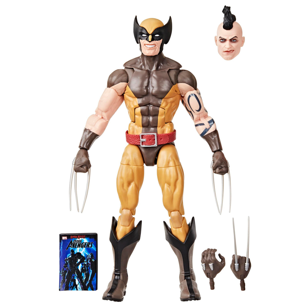 Marvel Daken Wolverine 6-inch figure, front view, ideal for display and posing