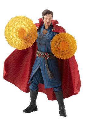 Marvel Legends Doctor Strange 6-inch figure close-up shows articulation for flexible display