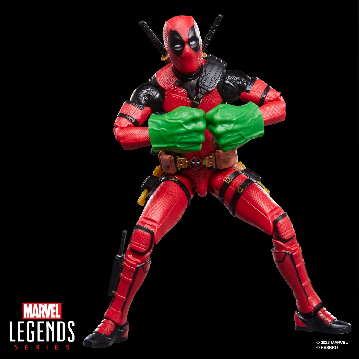 Marvel Dogpool alongside Deadpool in collector shelf setup.