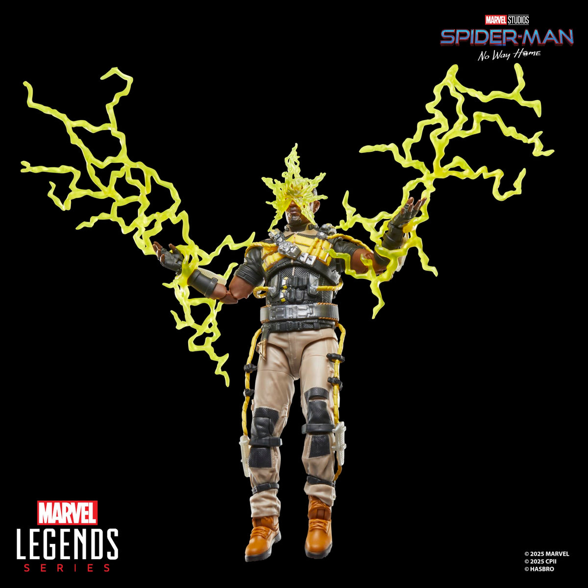 Marvel's Electro lightning FX accessory for action-ready scenes.