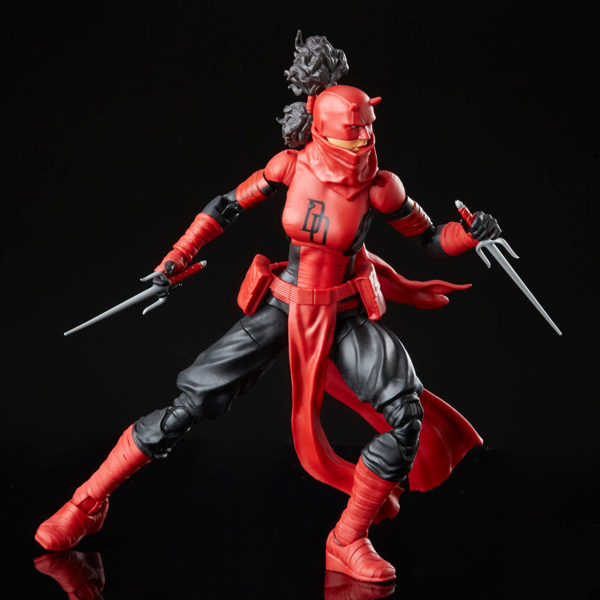 Poseable Elektra Natchios figure with full articulation