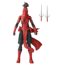 Marvel Elektra Natchios figure front view for dynamic display