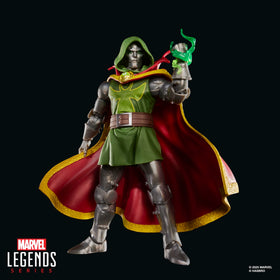 Marvel Emperor Doom with Doctor Strange's Cloak and Eye of Agamotto, iconic sorcery included.