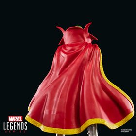Comics-inspired deco captures Emperor Doom's imposing presence on the shelf.