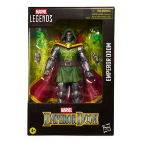 Marvel Emperor Doom figure, front view, showcasing premium design for display.