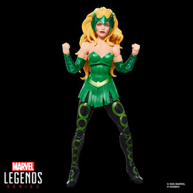 Marvel Enchantress Build-A-Figure torso piece to complete the larger figure set.