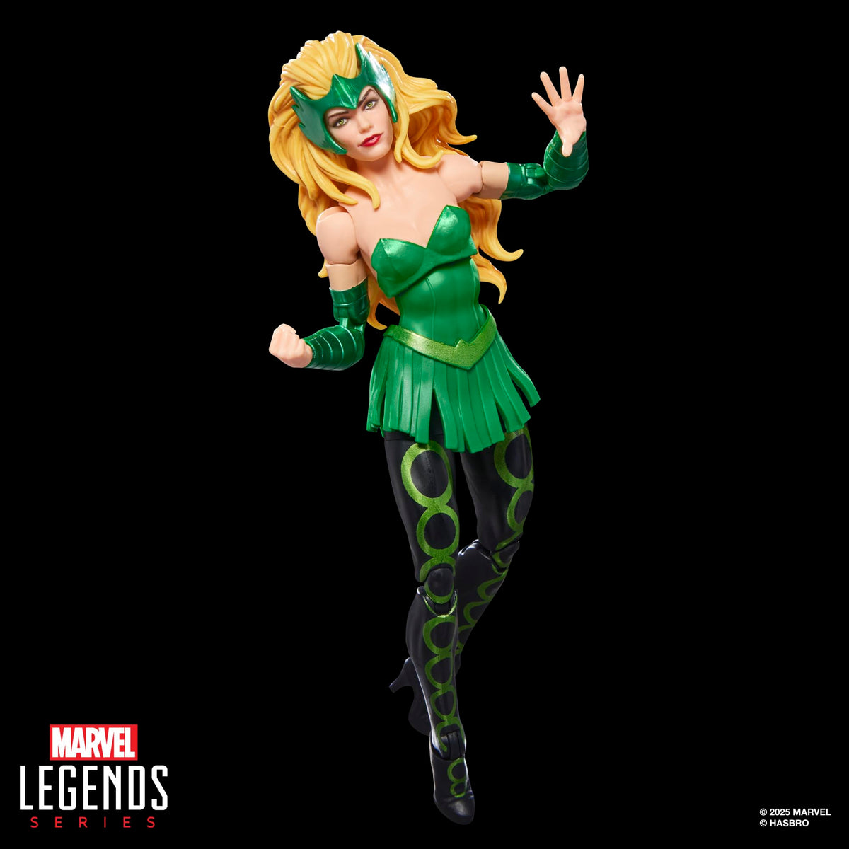 Marvel Enchantress highly articulated joints enable dramatic poses and action moments.