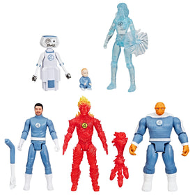 Marvel's First Family Mister Fantastic figure with 9 movement points for dynamic posing.