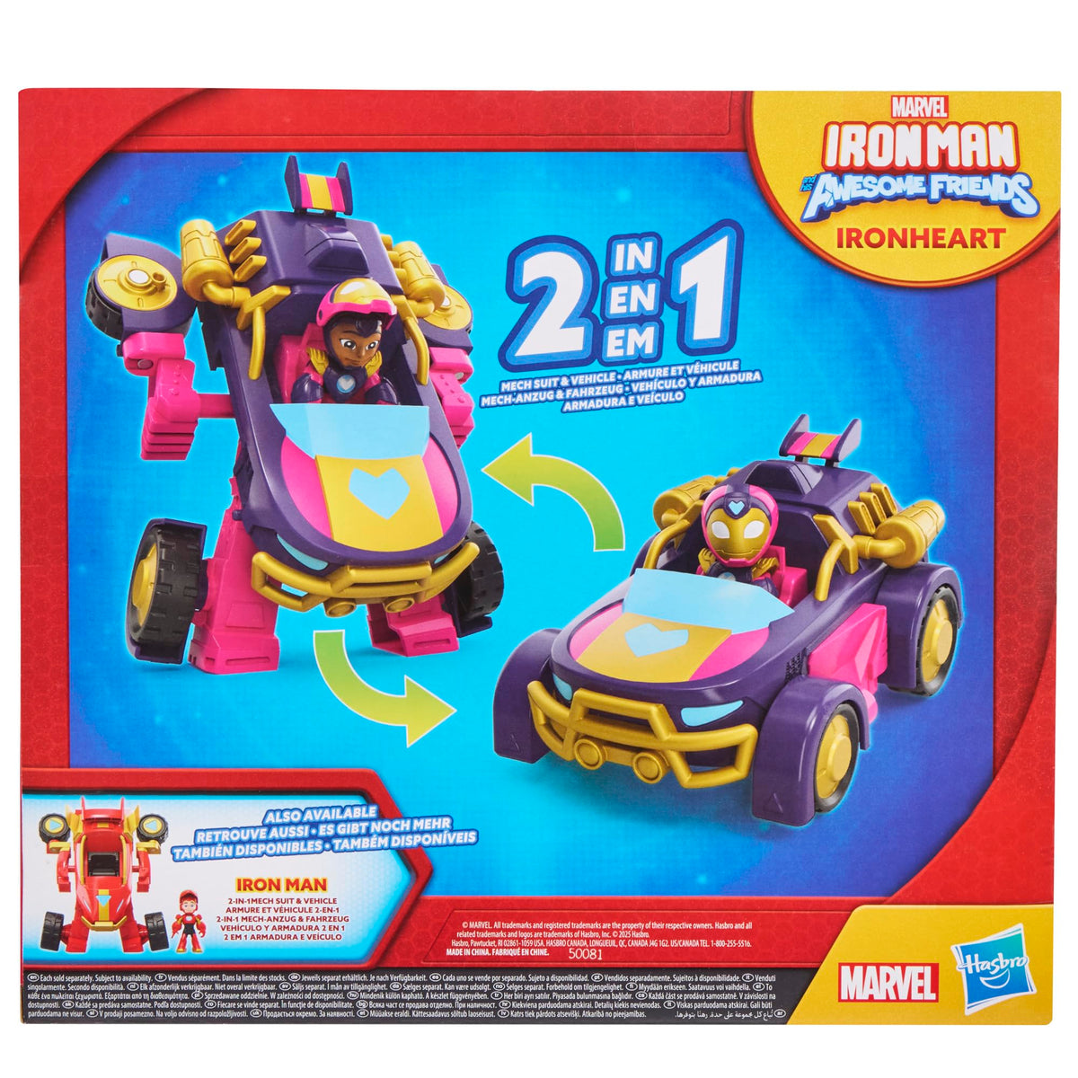 Expandable Marvel toy collection with compatible Iron Man playsets