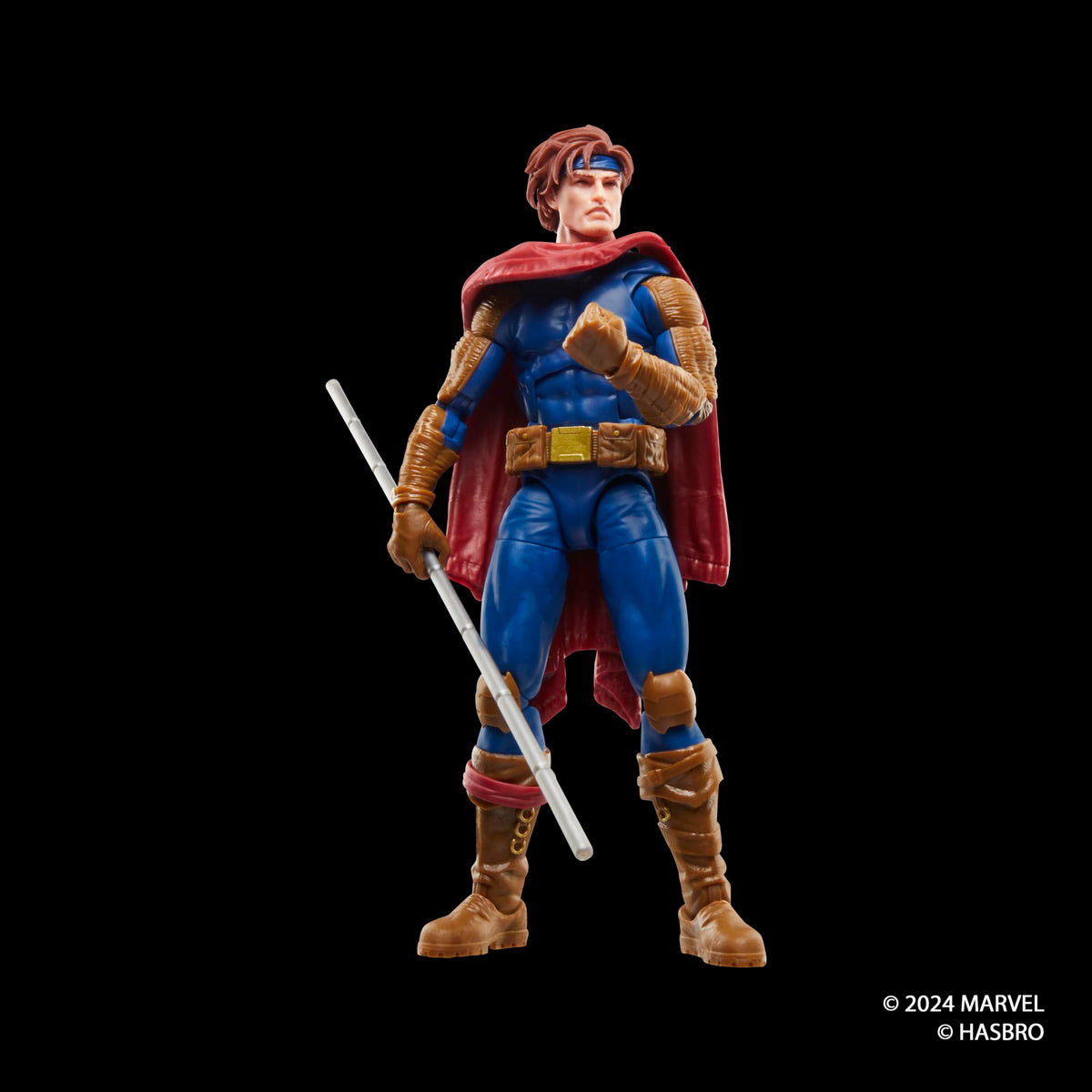 Marvel Legends Gambit accessories including interchangeable hands for poses.