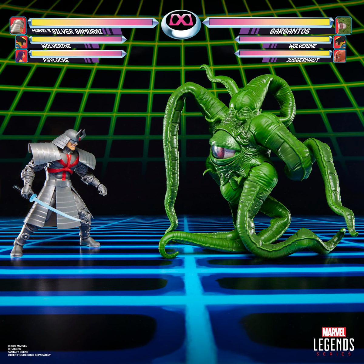 Marvel Gamverse Gargantos 6-inch scale fits standard display shelves.