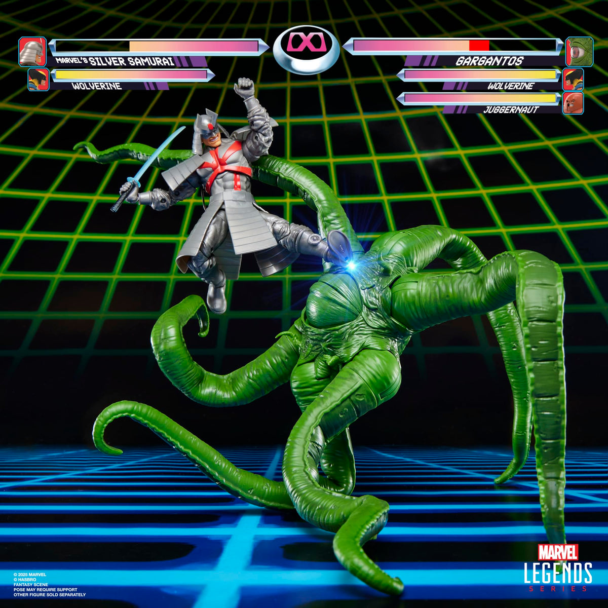 Marvel Gamverse Gargantos retro packaging evokes classic gaming vibes.