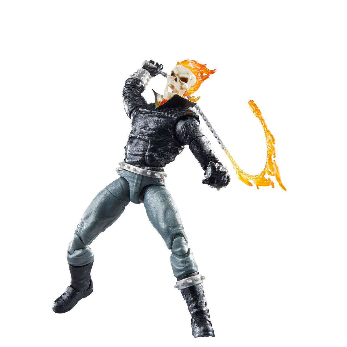 Ghost Rider Danny Ketch figure includes 9 accessories for versatile display.