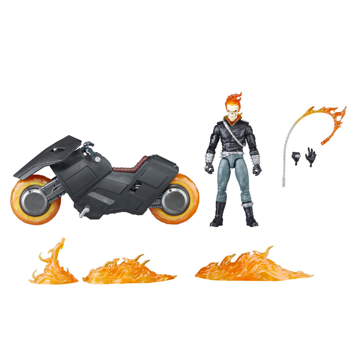 Marvel Ghost Rider Danny Ketch figure with poseable articulation for dynamic display.