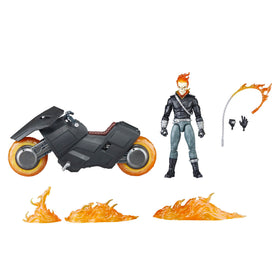 Marvel Ghost Rider Danny Ketch figure with poseable articulation for dynamic display.