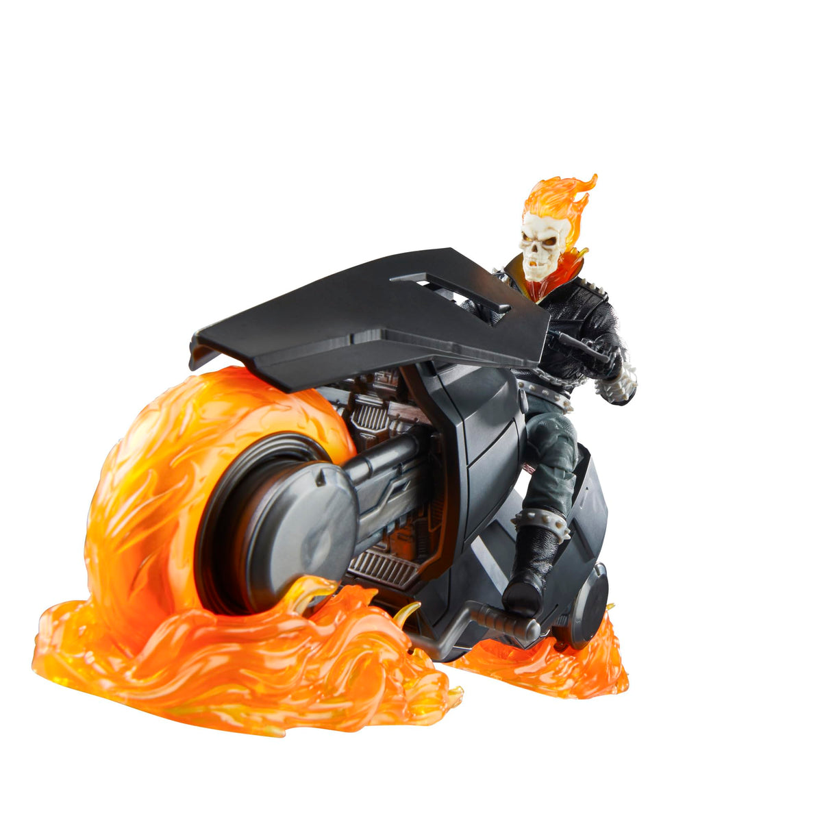 Ghost Rider Hell Cycle bike with movable wheels for action poses.