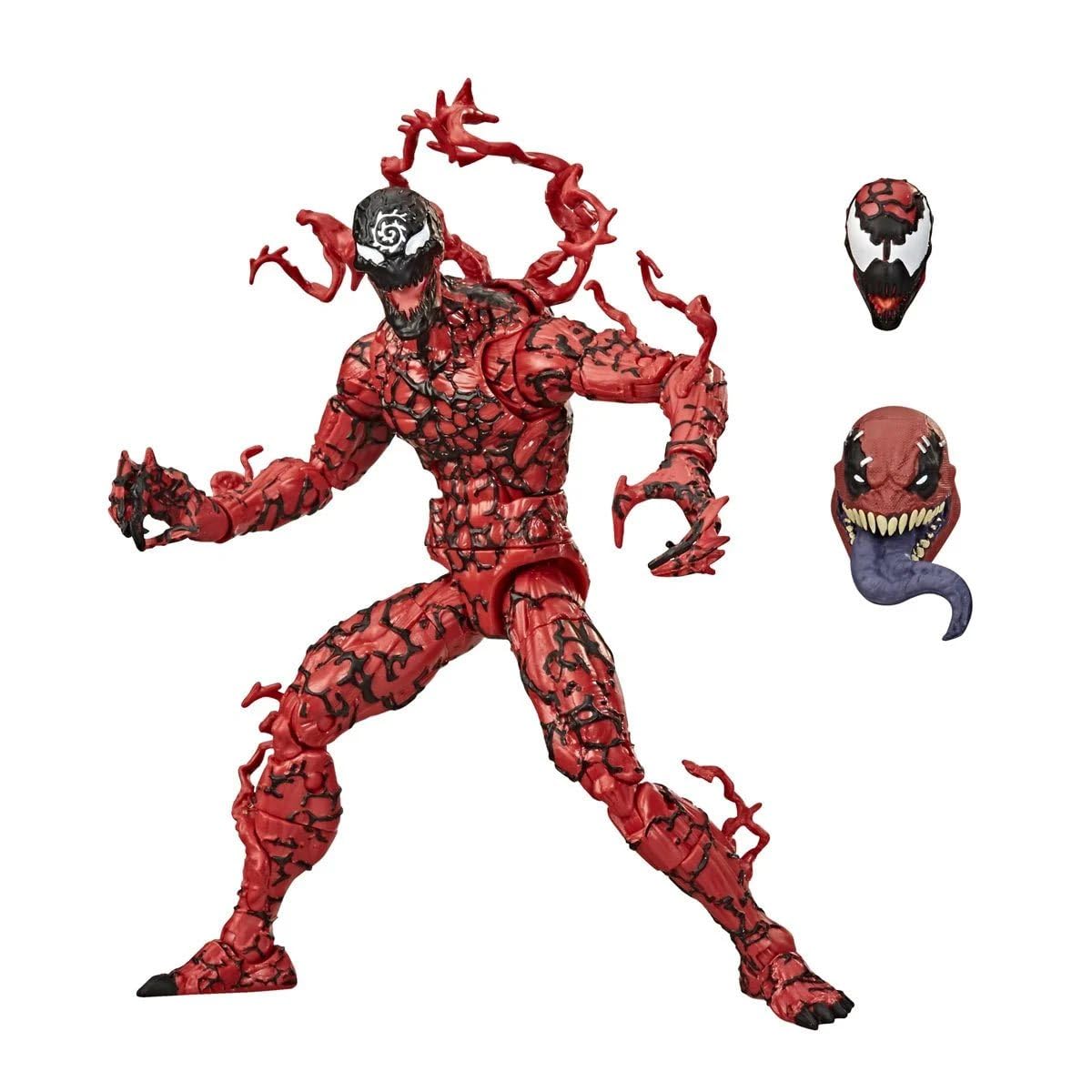 Marvel Hasbro Venom figure detail highlights premium sculpt and articulation
