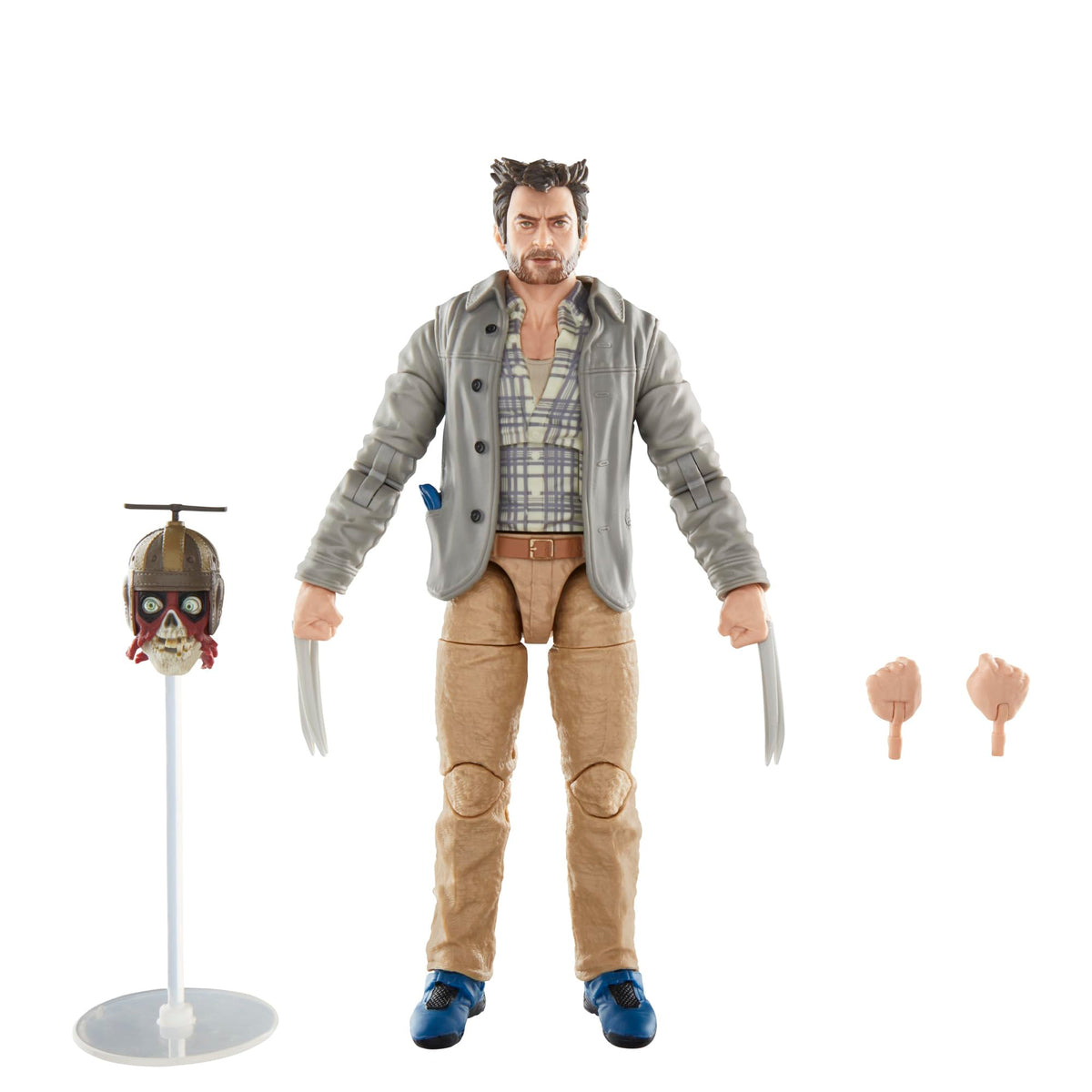Marvel Headpool Logan Wolverine 6in figure for dynamic posing and shelf display.