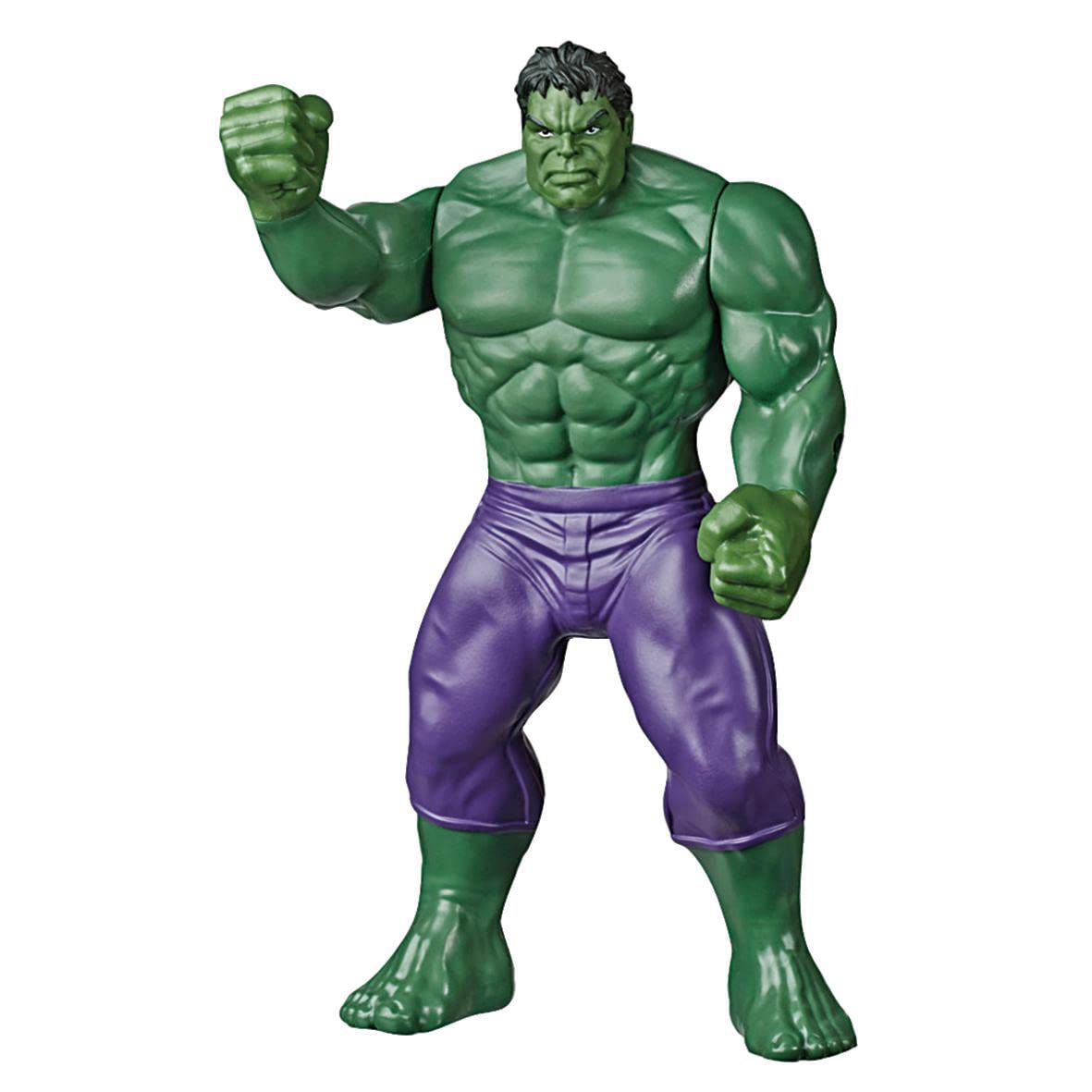 Marvel Hulk 9.5-inch action figure in a dynamic pose for imaginative play.