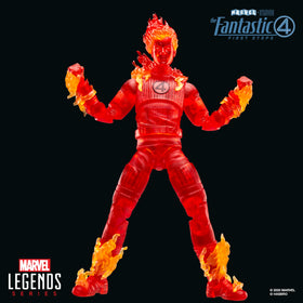 Marvel Humantorch articulation points support versatile action poses.