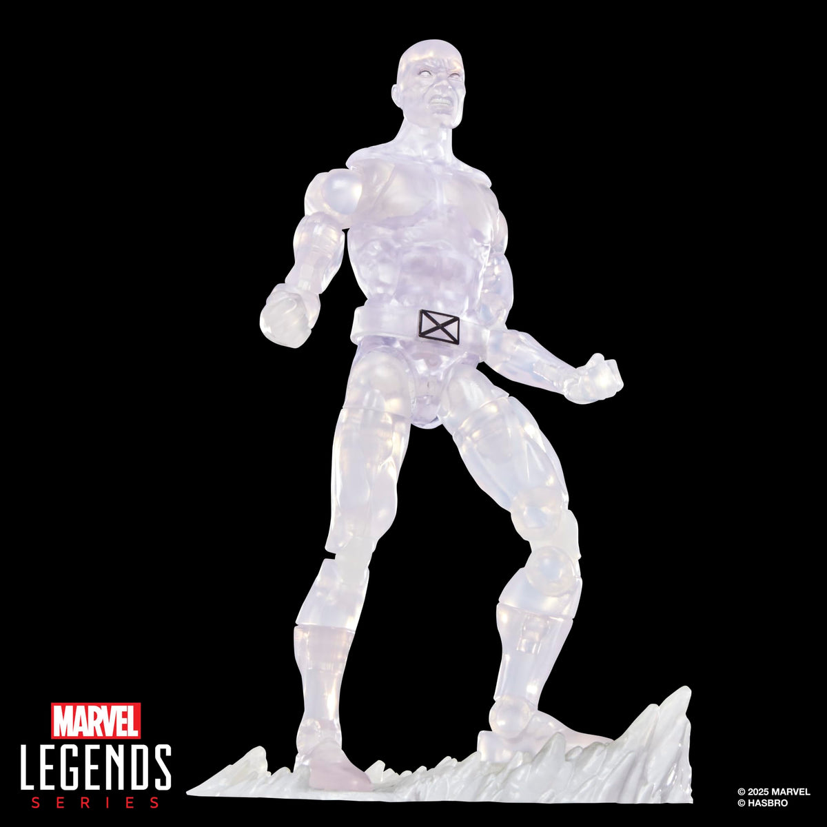 Snowball accessory enhances playful display moments with Ice Man.