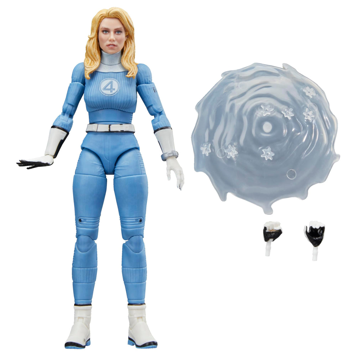 Marvel's Invisible Woman 6-inch figure front view for display-ready collection
