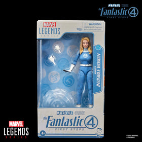 Poseable head detail on Marvel's Invisible Woman for dynamic poses