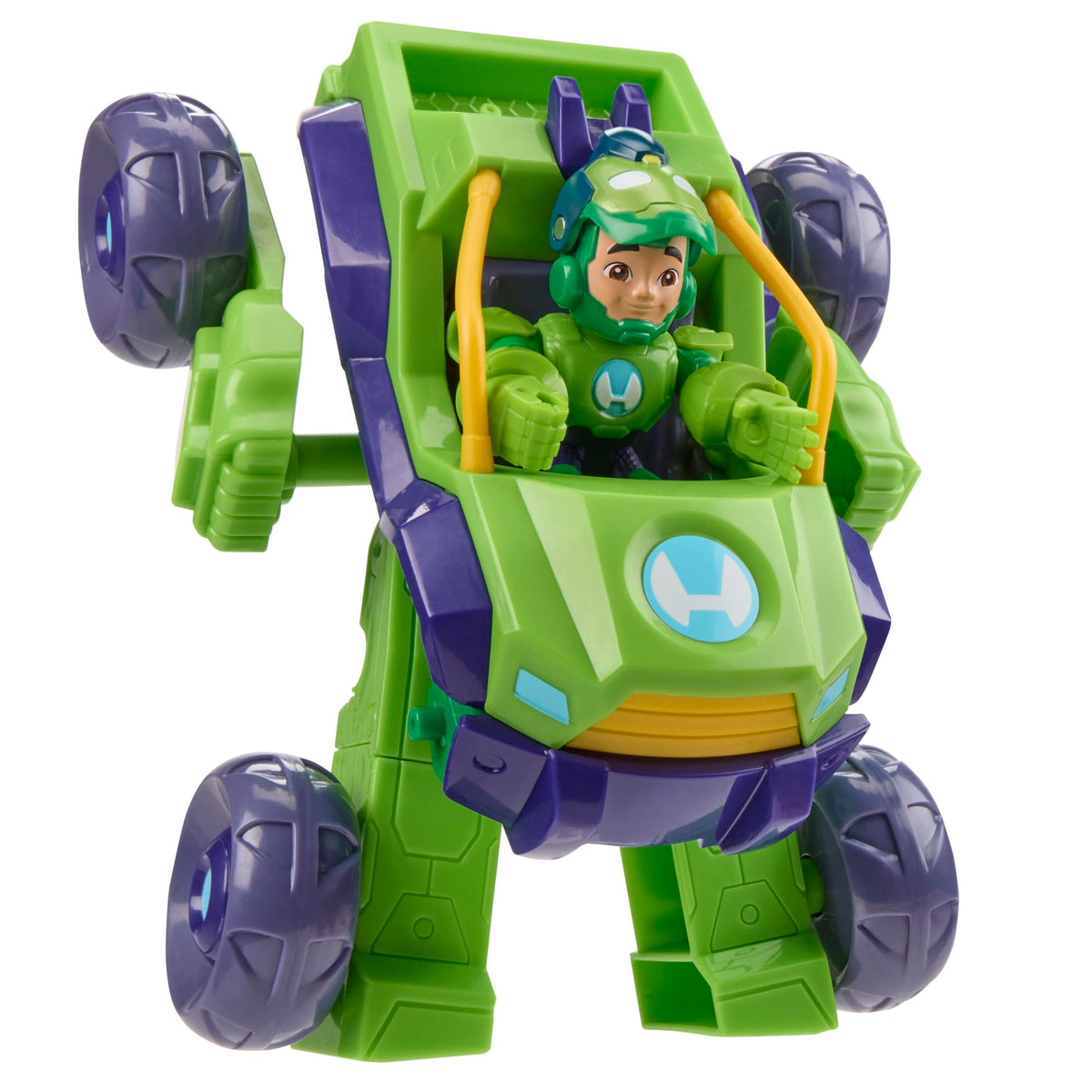 Marvel Iron Man 2-in-1 Mech Suit and Vehicle in convertible play mode