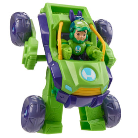 Marvel Iron Man 2-in-1 Mech Suit and Vehicle in convertible play mode