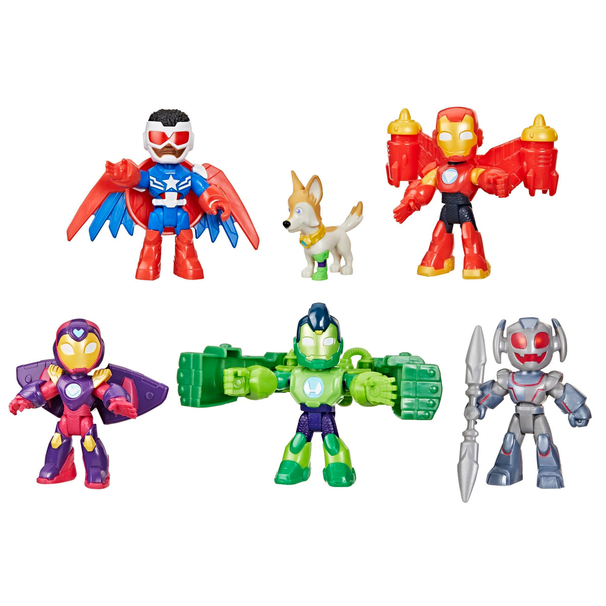 Marvel Iron Man armoring-up figure for imaginative battles