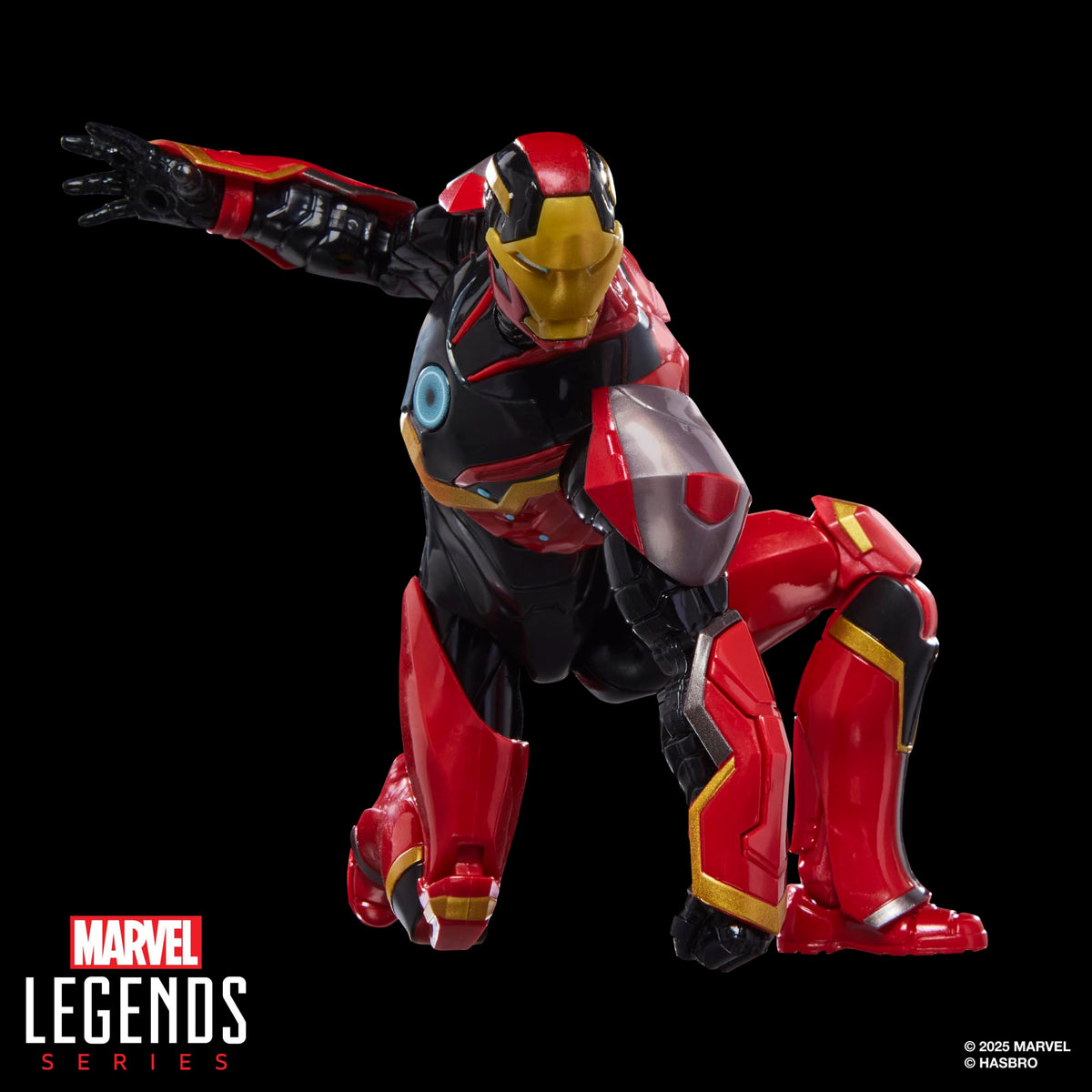 Marvel Iron Man Mark 72 collectible display piece for Hasbro Marvel collection.