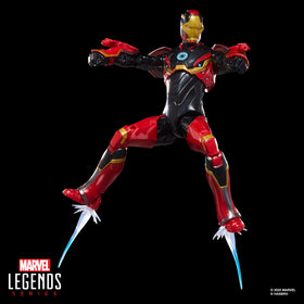 Marvel Iron Man Mark 72 dynamic pose ready for action dioramas.
