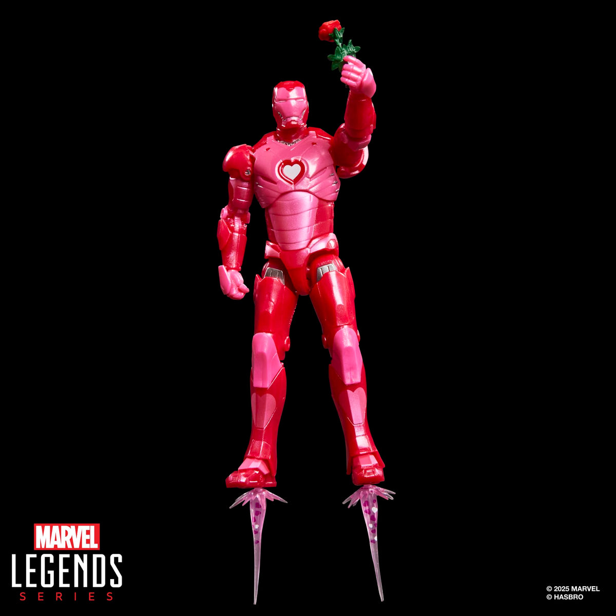 Marvel Iron Man window-box display shows figure without unboxing
