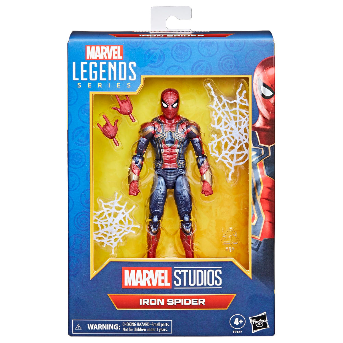 Marvel Iron Spider figure articulation detail for poseability