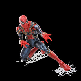 Marvel Iron Spider figure back view highlights design details