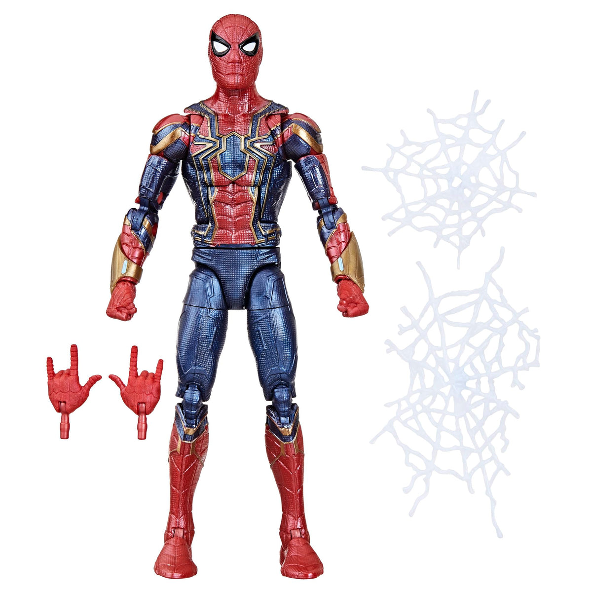 Marvel Iron Spider figure front view for display and collection