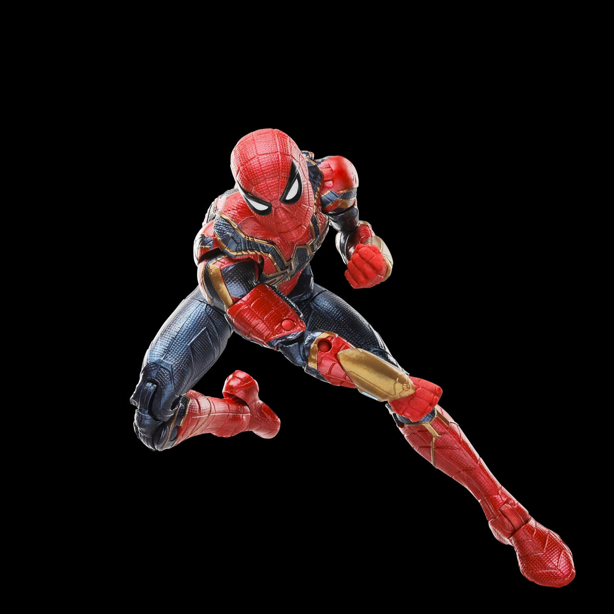 Marvel Iron Spider figure window box packaging for shelf display