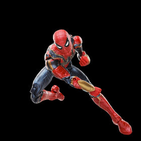 Marvel Iron Spider figure window box packaging for shelf display