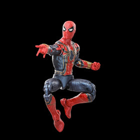 Marvel Iron Spider figure with web FX for web slinging display